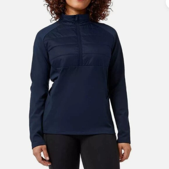 32 Degrees Women's Half-Zip Pullover - Navy Size L - Picture 1 of 5